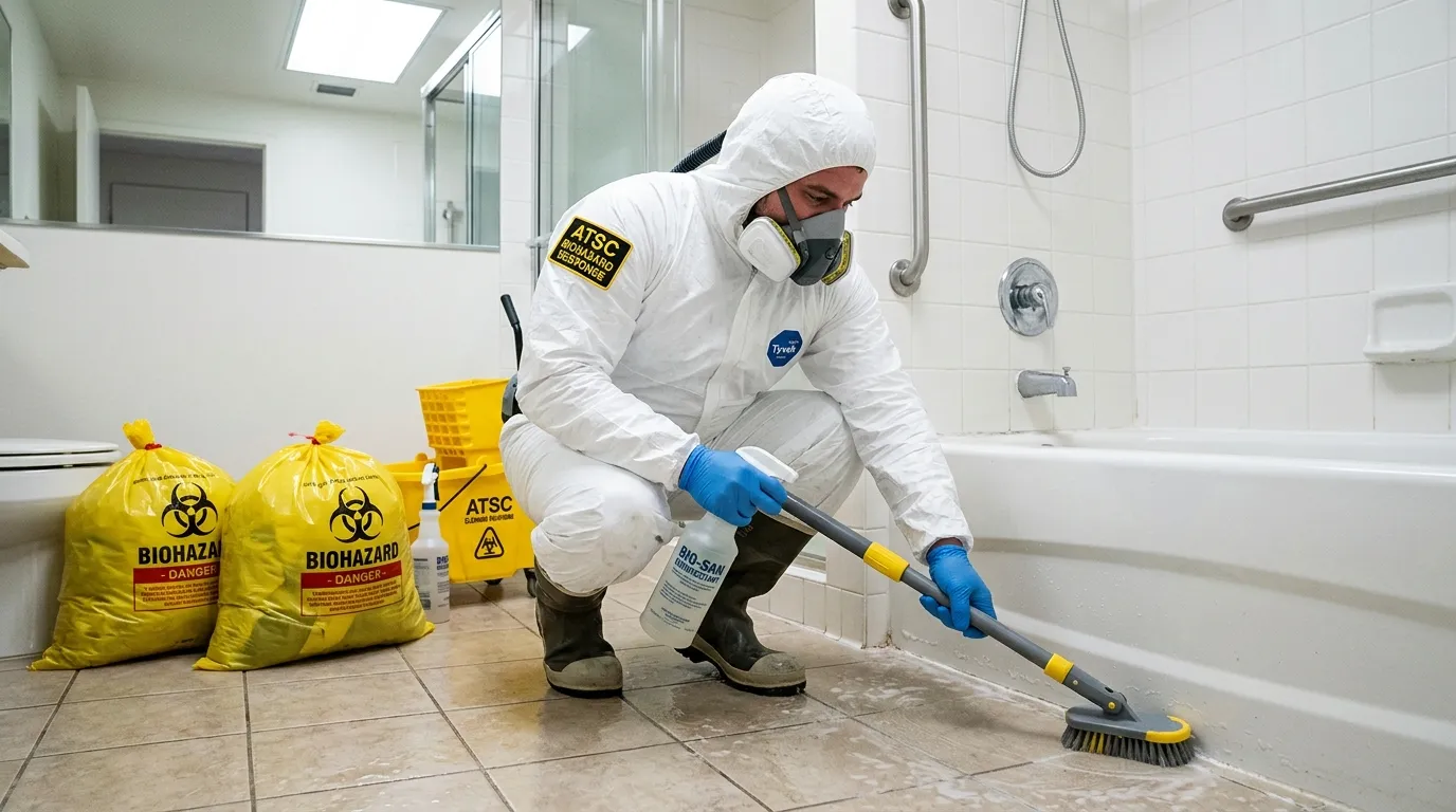 Decontamination equipment deployed for Blood Cleanup in Temple Hills